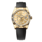Rolex Oyster Perpetual Sky-Dweller Yellow Gold 336238-0001 42mm Champagne Dial