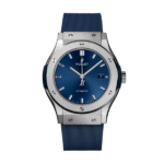 Hublot Classic Fusion Titanium 38mm Blue Dial Unisex Size