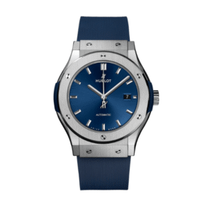 Hublot Classic Fusion Titanium 38mm Blue Dial Unisex Size