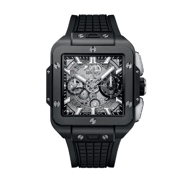 Hublot Square Bang Unico 821.CI.0170.RX 821CI0170RX 42mm Black Dial Ceramic