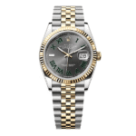Rolex Datejust M126233-0035 36mm Wimbledon Demi Yellow Gold