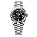 Rolex Day Date Sliver Black 228239 40mm 180gram