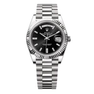 Rolex Day Date Sliver Black 228239 40mm 180gram