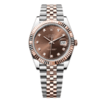 Rolex Datejust 36mm Demi Rose Gold Chocolate Dial 126231