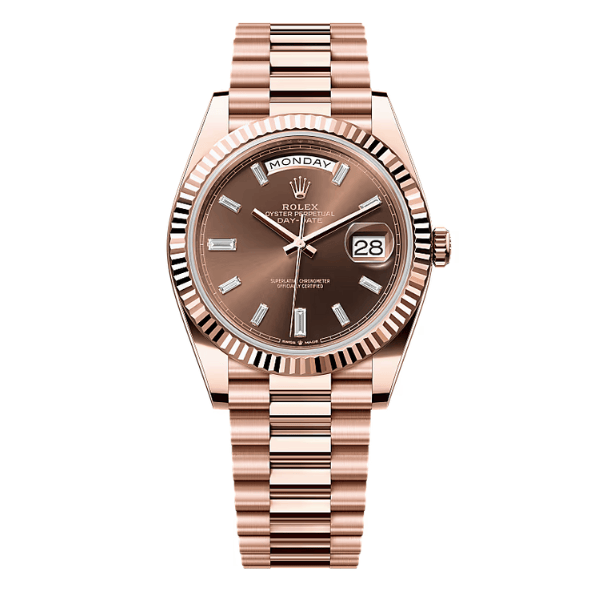 Rolex Day Date 228235 Chocolate Dial 40mmm Everose Gold 180gram