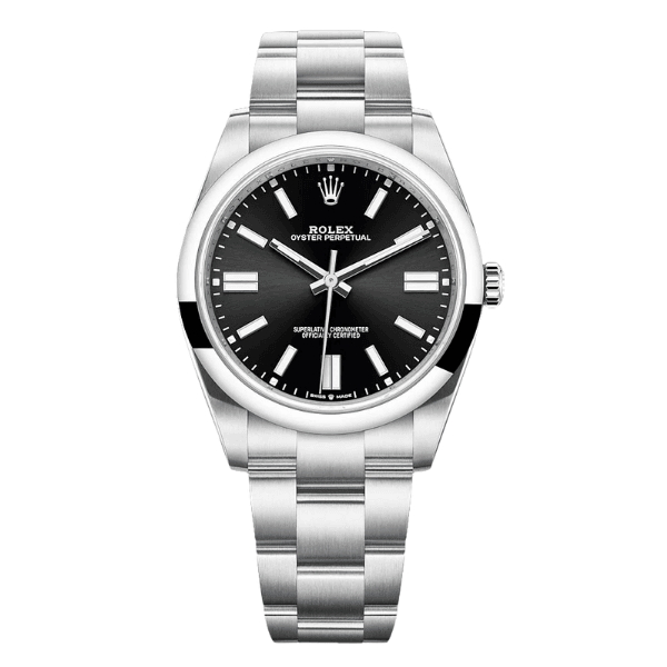 Rolex Oyster Perpetual 41mm 124300 Mặt Số Đen Black Dial Steel