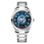 Omega Seamaster Aqua Terra Co‑Axial Master Chronometer Gmt Worldtimer 220.10.43.22.03.001 43mm Steel