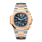 Patek Philippe Nautilus Chronograph 5980/1AR-001 40.5mm Blue Dial Rose Gold Demi