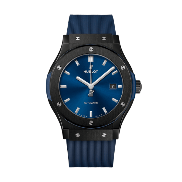 126333-0018-2-3-1.png Hublot Classic Fusion Ceramic 42mm Blue Dial JJZ Base