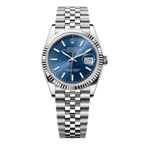 Rolex Datejust 36mm Sliver Blue Dial 126234