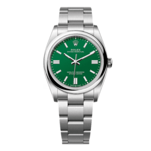 Rolex Oyster Perpetual 41mm 124300 Green Dial Steel