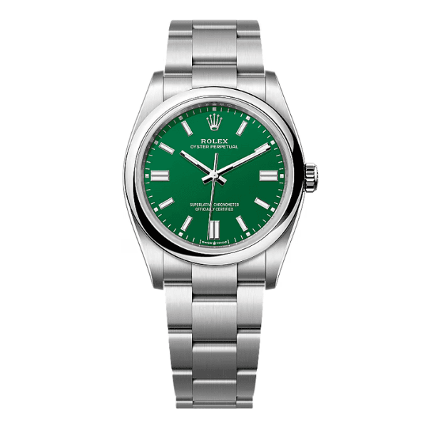 126333-0018-22-3.png Rolex Oyster Perpetual 41mm 124300 Green Dial Steel