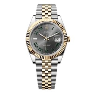 Rolex Datejust M126333 41mm Wimbledon Demi Yellow Gold Steel