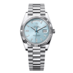 Rolex Day Date Sliver Ice Blue Dial 228236 40mm 180gram