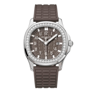 Patek Philippe Aquanaut 5067A-025 35.6mm Diamond Bezel Moissanite Steel – Customize Version