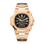 Patek Philippe Nautilus Chronograph 5980/1R-001 40mm Black-Gray Dial Rose Gold