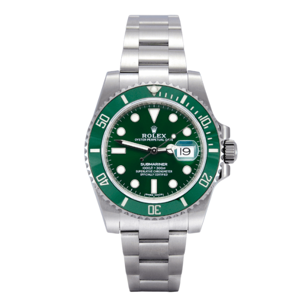 Rolex Submariner Date Hulk 116610LV 40mm Rubber Steel