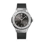 Hublot Classic Fusion Titanium 38mm Gray Dial Unisex Size