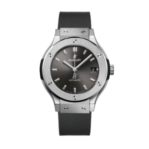 Hublot Classic Fusion Titanium 38mm Gray Dial Unisex Size