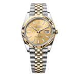 Rolex Datejust M126333-0010 41mm champagne Dial Yellow Gold Steel