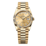 Rolex Day Date 128238-0132 champagne Dial Yellow Gold