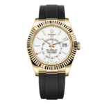 Rolex Sky Dweller Oyster M326238 42mm White Dial Yellow Gold