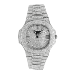 Patek Philippe Nautilus 5711/1A 40mm Full Moissanite – Customize Diamod