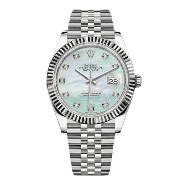 Rolex Datejust 41mm Sliver MOP Dial 126334