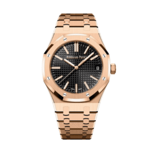 Audemars Piguet Royal Oak Selfwinding 15400OR 41mm Black Dial Rose Gold