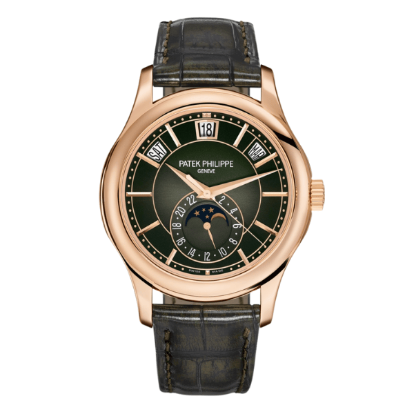 126333-0018-6-3.png Patek Philippe Complications 5205R-011 40mm Green Dial Rose Gold