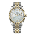 Rolex Datejust 41mm 126333-0018 MOP Dial Two Tone Yellow Gold Steel