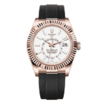 Rolex Oyster Perpetual Sky-Dweller M326235-0004 42mm White Dial Rose Gold
