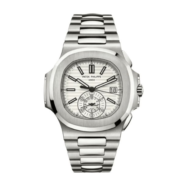 Patek Philippe Nautilus Chronograph 5980/1A-019 40.5mm White Dial