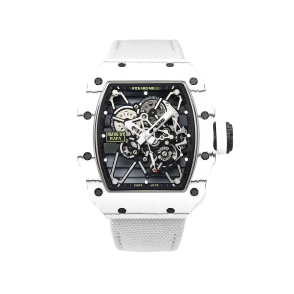 RICHARD MILLE RM35-01 Rafa White Cacbon NTPT 42mm