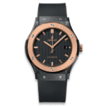 Hublot Classic Fusion Ceramic Carbon Dial King Gold JJZ 42mm Base