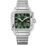 Cartier Santos De Cartier Medium Green WSSA0061 35.5mm