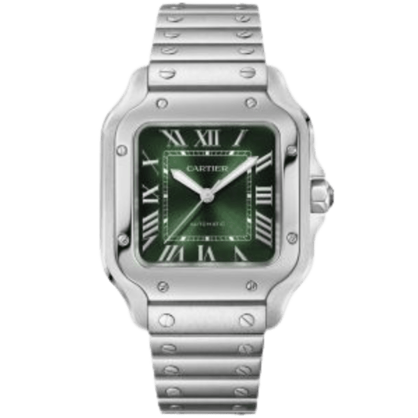 Cartier Santos De Cartier Medium Green WSSA0061 35.5mm