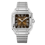 Cartier Santos De Cartier Chocolate Dial WSSA0065 35.5mm