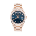 Rolex Day Date 228235-0085 40mm Blue Dial Rose Gold