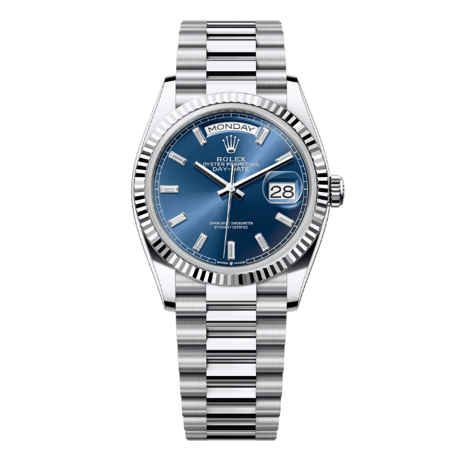 Rolex Day Date M128236-0023 Blue Dial 36mm