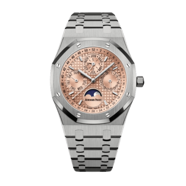 Audemars Piguet Royal Oak Perpetual Calendar 26615Ti limited edition Salmon dial 41mm