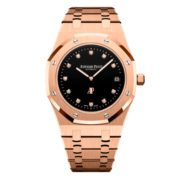 Audemars Piguet Royal Oak “Jumbo” Extra-Thin 15207OR.OO.1240OR.01 39mm Black Dial Rose Gold