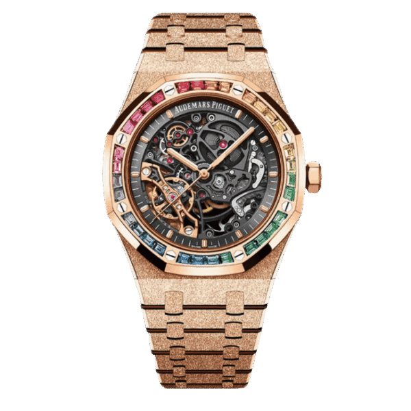 Audemars Piguet Royal Oak Frosted Gold Double Balance Wheel Openworked 15412OR.YG.1224OR.01-B 41mm