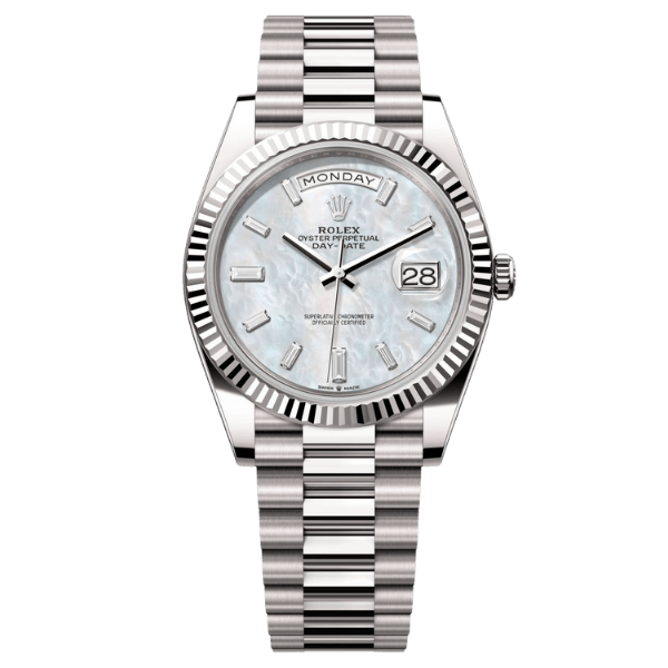 Rolex Day Date M228239-0078 228239-007 40mm “MOP”