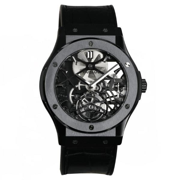 Hublot Classic Fusion Skeleton Tourbilon 505.CM.0140.LR 45mm Ceramic