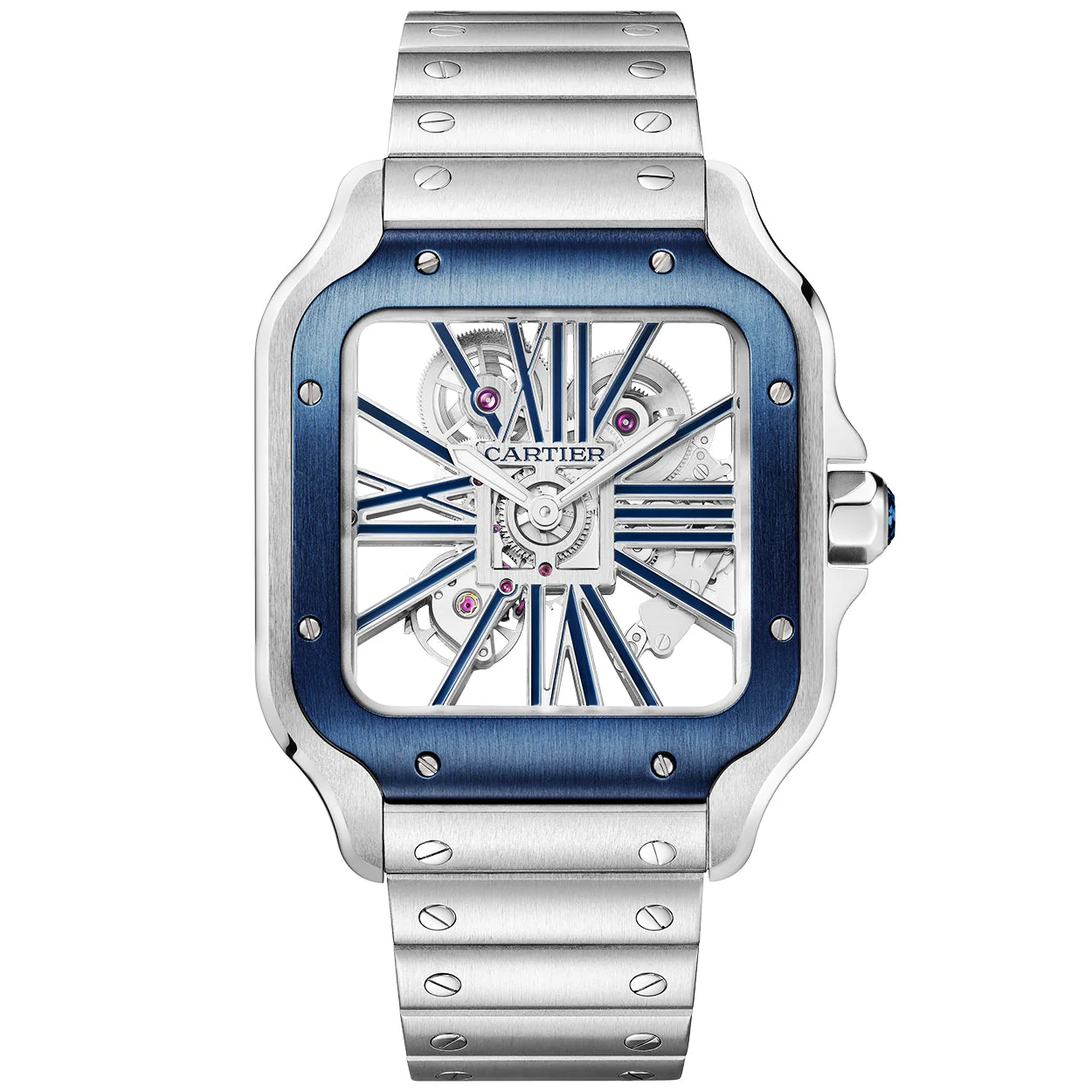 Cartier Santos Large Skeleton WHSA0026 39mm