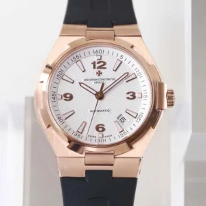 lucyluxury-vn-1348.webp Vacheron Constantin Overseas Rose Gold White Dial Number Roman 42mm