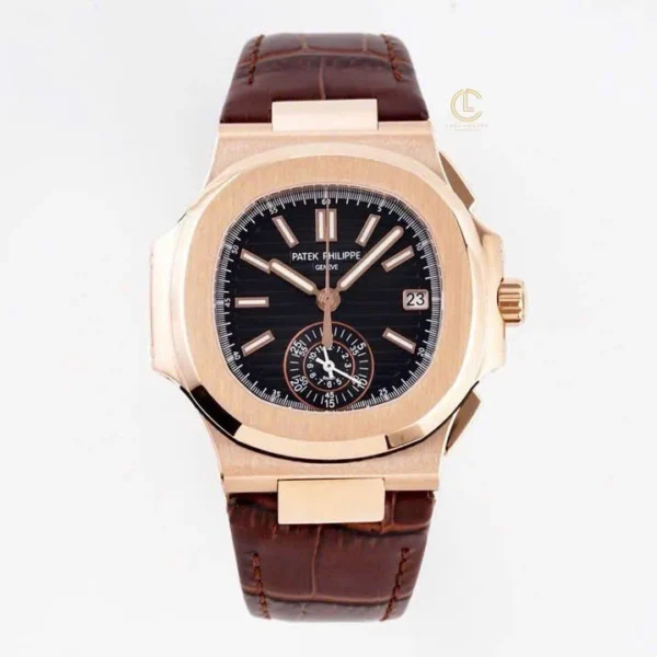 lucyluxury-vn-69-2.webp Patek Philippe Nautilus Chronograph 5980/1AR-001 40.5mm Black Dial
