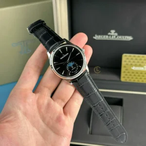 Jaeger Lecoultre Master UltraThin Moon 40mm Black Dial Steel