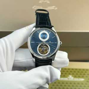 Jaeger Lecoultre Master UltraThin Tourbilon 40mm Blue Dial Steel